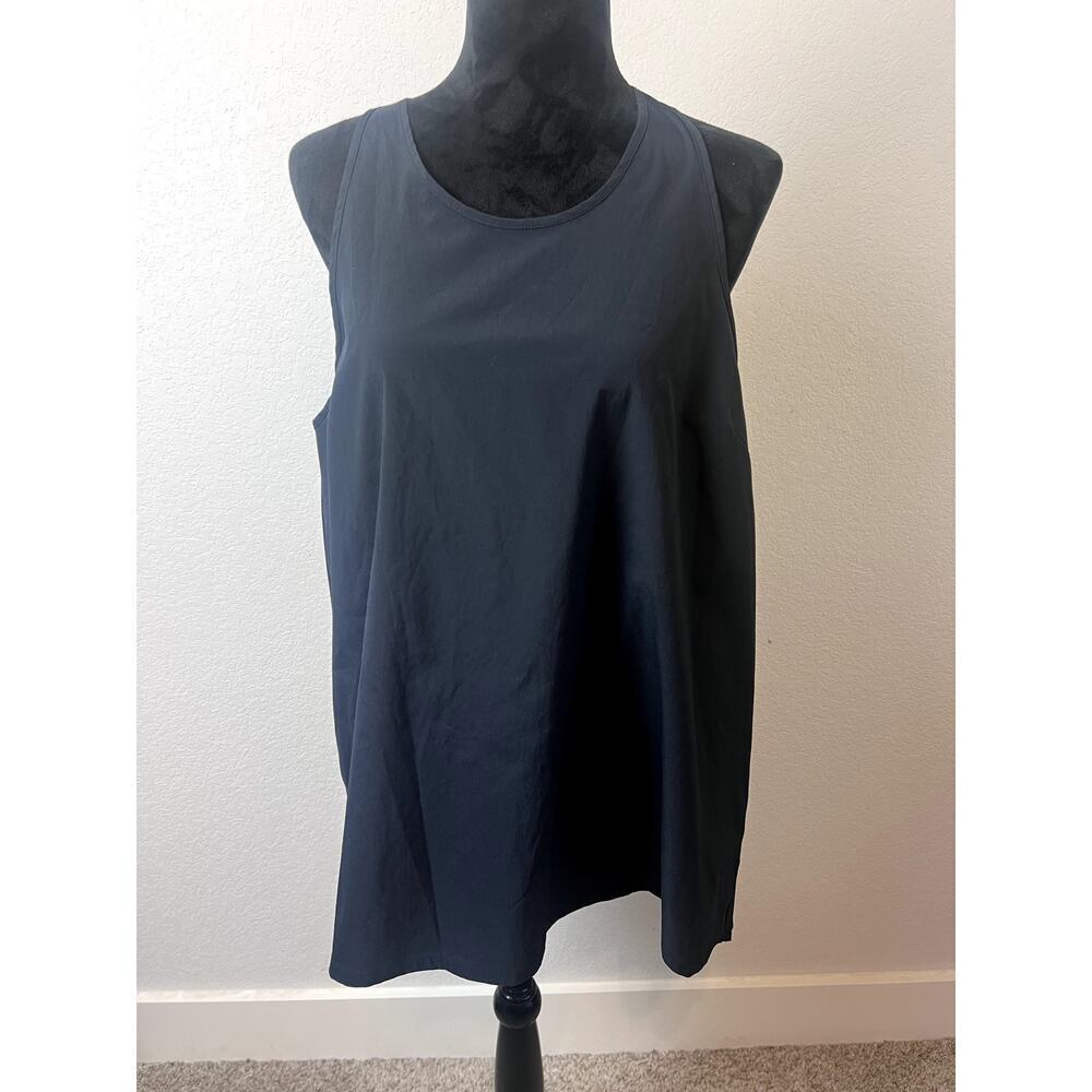 Athleta Sojourn Racerback Tank Top - Black, Size L